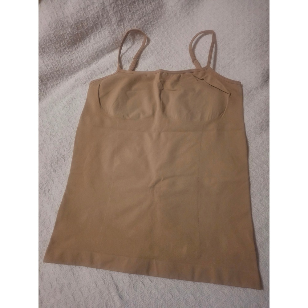 Jockey Womens XXL Tan Seamless Adjustable Strap Camisole Tank Top RN61683